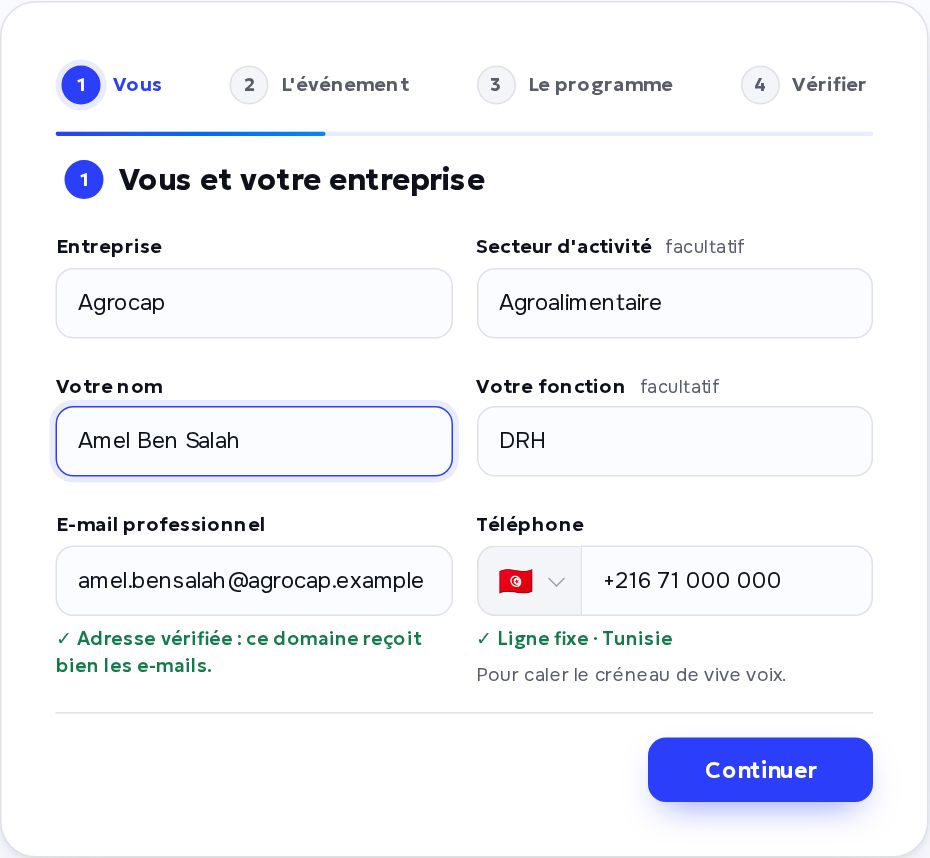 Étape 1