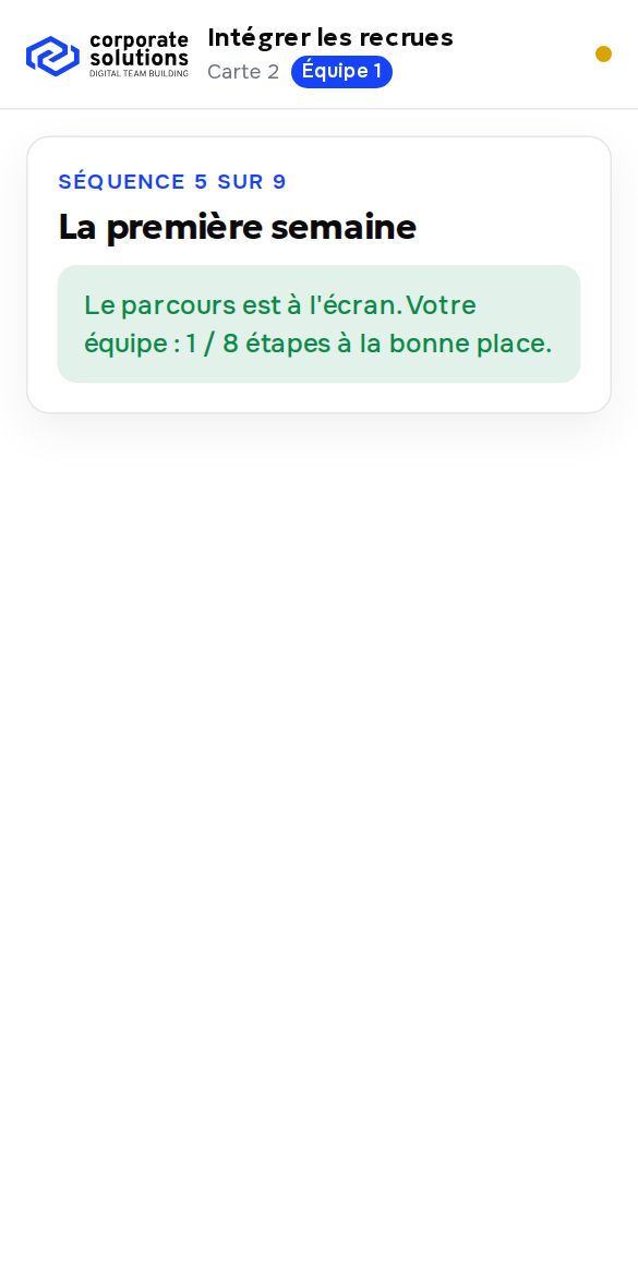 Le téléphone d'un participant